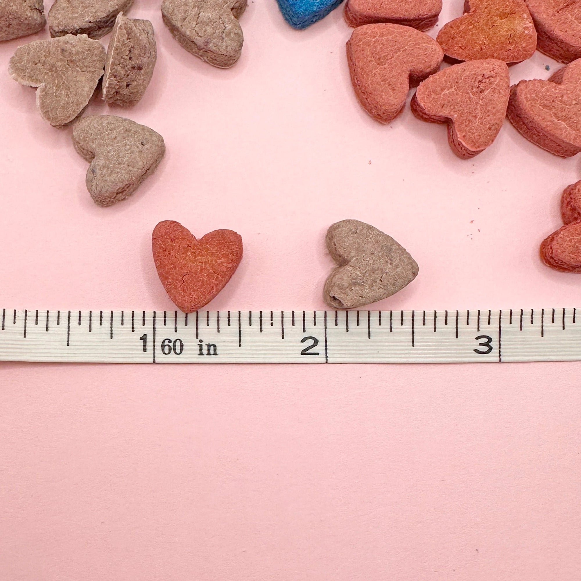 Mini Heart Oat Flour Pet Treats (100 hearts)