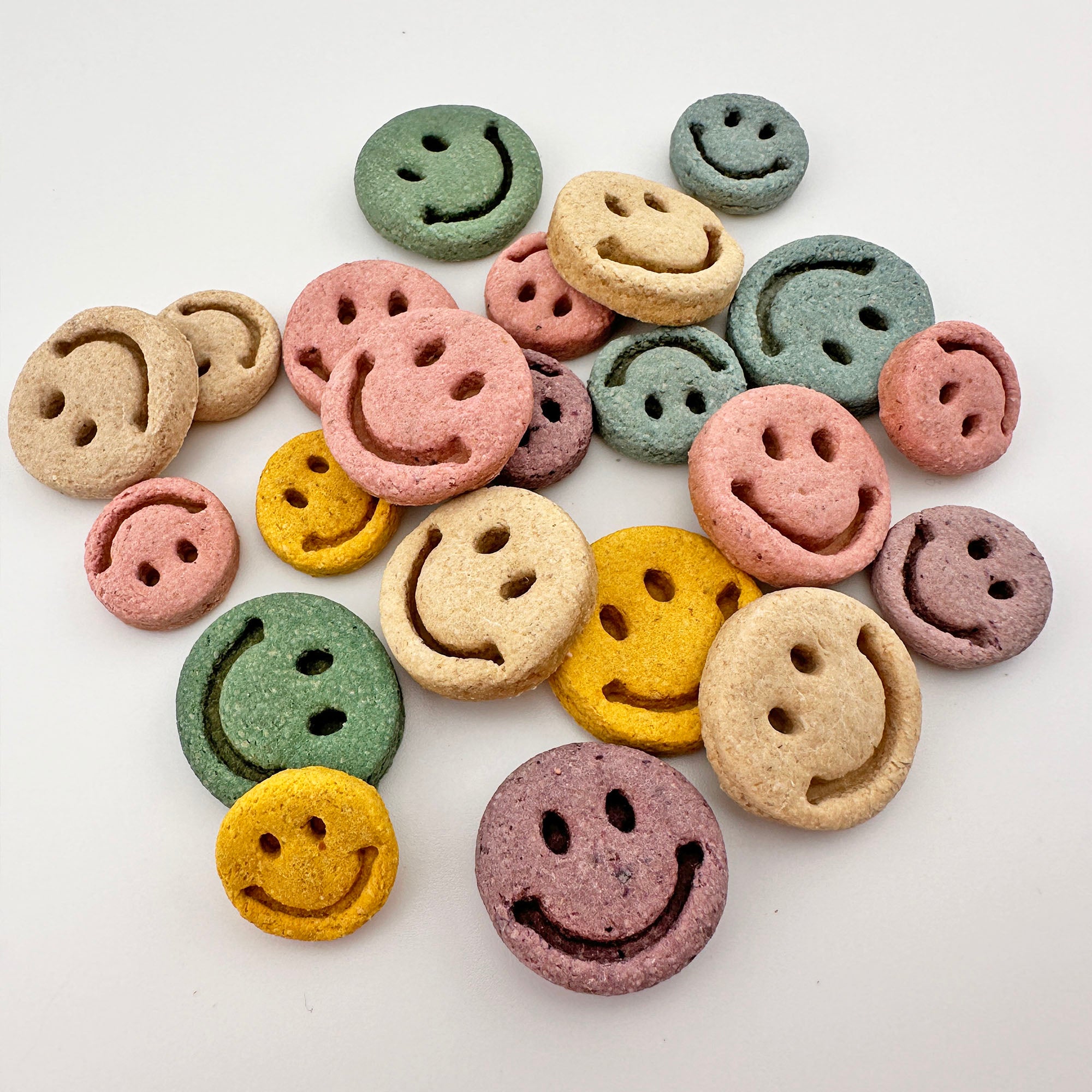 Smiley Face Oat Flour Pet Treats